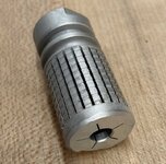 Knight's Armament KAC Triple Tap Inconel Muzzle Brake, 1/2x28 Threading, 5.56mm