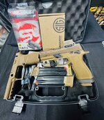 Sig P320 AXG Scorpion, Sig P320 M18x Build and Maxed Out M&P Shield  - Fairfield/Vacaville