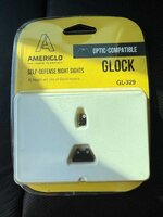 AmeriGlo GL-329 Xl suppressor height sights-Redlands