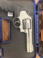 Smith and Wesson 629 44mag 5" barrel, Santa Cruz, SOLD