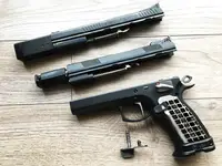 CZ Custom CONVERTIBLE SAO 97B Tac Sport 45acp/9mm Two-Tone mod