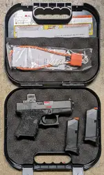 Glock 26 Gen 3, RMR milled, with Holosun EPS 6 MOA GREEN DOT