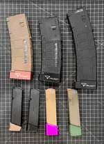 Blocked 140mm & Competition mags - 10/35 PMAG, 10/23 Glock, M&P