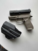 Off roaster p320 m18 3.9" slide, Wilson combat grip and holster  - Sacramento or Bay Area