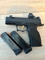 WTS off roaster P365 x macro with icarus metal grip