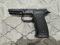 P320 AXG Grip Module - All metal grip module with magwell /w G10 grips