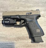 Glock 19 with Ameriglo I-Dot, Original slide cut for RMR footprint, Apex Trigger and more. Huntington Beach, No Shipping