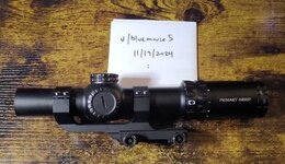 Primary Arms SLX 1-8x24 FFP Rifle Scope Illuminated ACSS Raptor Reticle with PA AR15 Scope Mount - Orange County