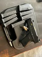 COMPENSATED MICRO! Glock 43 OR 9mm 3.25" G43 Zaffiri +8 MAGS & ORIG CASE