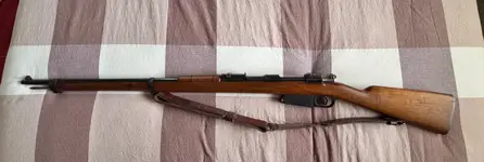 MAUSER ARGENTINE MODELO 1891 Lowe Berlin. Numbers matching with Bayonet