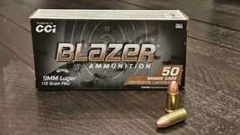 9mm Blazer Brass and Federal HST - Orange County