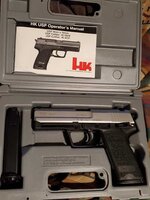 HK USP V1 .45 ACP (original KG release with Matte/Stainless Slide!) NIB Never Fired - Original Owner - Santa Clara