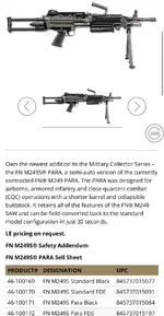 Any FN M249s or FN 249s Para