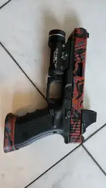 Custom competition Glock 34 Gen 4 with red dot and light - SJ, Fresno, Burbank
