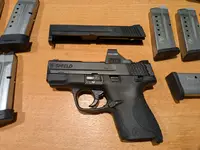 Smith & Wesson Shield with Holosun 407k and Shield Optics Ready Slide