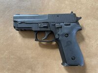 Sig Sauer all German P228 slide  on a German P229 railed frame with SRT
