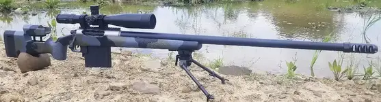 Custom Tac Driver .375 CheyTac — Complete Package w/ Dies, Brass, Bullets