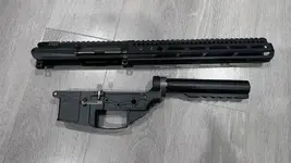 V Seven Complete 2055 LiAl Receiver Set + Ti BCG + All Titanium parts