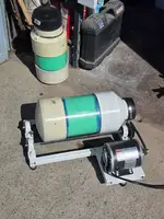 Custom built wet tumbler + pins