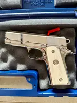 1997 Colt Officer ACP MK IV Enhanced Bright Stainless Steel NIB
