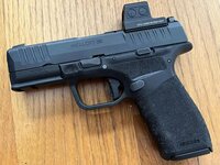 Hellcat Pro with Apex trigger and T-trex sidecar holster