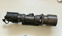 WTS SureFire M951 Millennium Weapon Light with mount and tape switch