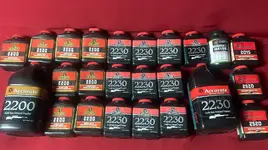 Reloading powders, primers, bullets, for 223/556 mostly