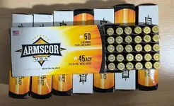 Armscor 45acp 230gr 400rnds