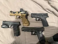 Glock, Smith & Wesson, Sig - IE
