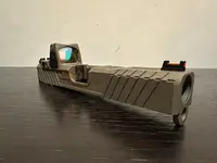 Zev OZ9 Tan Slide with RMR (For Glock 19 Gen 3)