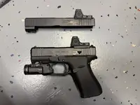 Glock 43X w/ extra brownells 48 Slide