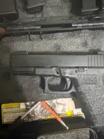 Glock 23 40 cal with 9mm Barrel and Mags Nite Sights & More