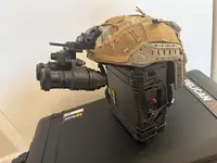 NVG Set UP 2700+ FOM L3Harris UnFilmed White Phosphor + Ops Core Ballistic High Cut Helmet