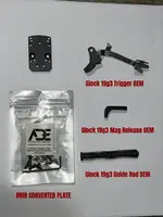 Glock 19g3 OEM parts, Universal RMR to RMSc/RMS/Doctor/Vortex Defender XL, ST,CCW, Walker Earbuds and more