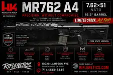 Heckler and Koch MR762 A4 FREE STATE Version (Fixed Magazine)