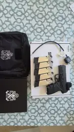 Hellcat pro + 5 mags + upgraded  Veridian RXF15 upgraded hogue grip