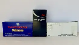 MISC Primers: Winchester Large Pistol (WLP), CCI 400 for Small Rifle & UNIS Ginex for Large Rifle (3,000 Total) - Coachella Valley