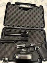 Echelon Full size Slide with optic & grip module / M&P 2.0 slide with Rmsc/k CK Dogtag plate