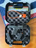 Gen 3 Glock 26 with stippling, undercuts, and gas pedals.