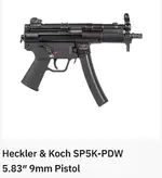 HK SP5K  PDW black