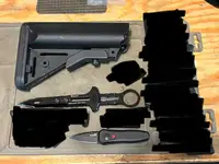 KAC M4 RAS, TLR1HD, Unity Riser, Kershaw Launch 4, UpKnife UPK-D4TC