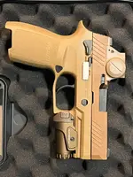 Sig M18 (NOT P320 M18) with Sig M17 RDO, La Mesa