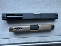 Glock 17L Gen 3 slide, ported P226 Scorpion Elite slide, 18” 6.5 Grendel barrel