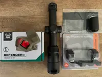 Vortex Crossfire HD 1-4x24 LPVO w/ PA Scope Rings - Downey