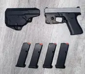 CCW package: Glock 43x with TLR-6 HL and tulster profile holster — $1400 San Jose