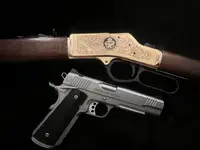 Newton Division Rifle & 1911