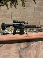AR10 10.5” 308 semi auto pistol