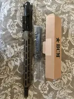 BCM MK2 ELW FDE 14.5 A2X P&W Upper w/ T2 buffer system