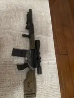 Recce rifle with AEM trainer