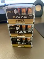 45 Auto, 40 S&W, 9mm, 410 ammo